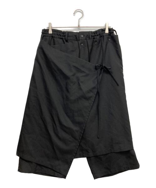 GROUND Y（グラウンドワイ）GROUND Y (グラウンドワイ) デタッチャブルスカートパンツ ブラック サイズ:3の古着・服飾アイテム