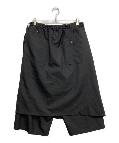 GROUND Y（グラウンドワイ）GROUND Y (グラウンドワイ) デタッチャブルスカートパンツ ブラック サイズ:3の古着・服飾アイテム
