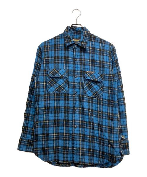hysteric（ヒステリック）Hysteric (ヒステリック) チェックウールシャツ ブルー サイズ:Freeの古着・服飾アイテム