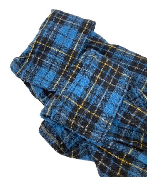 hysteric（ヒステリック）Hysteric (ヒステリック) チェックウールシャツ ブルー サイズ:Freeの古着・服飾アイテム