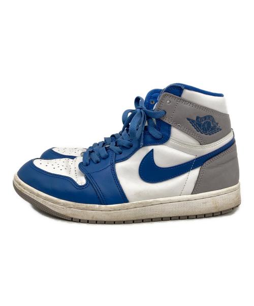 NIKE（ナイキ）NIKE (ナイキ) AIR JORDAN 1 RETRO HIGH OG ブルー×グレー サイズ:27.5の古着・服飾アイテム