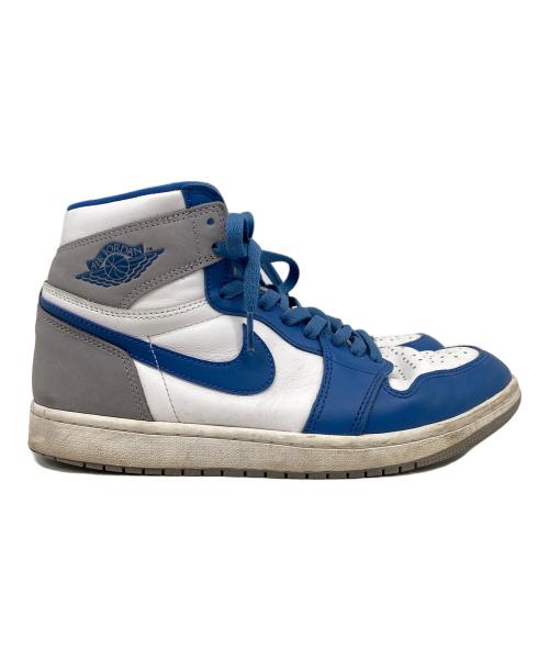 NIKE（ナイキ）NIKE (ナイキ) AIR JORDAN 1 RETRO HIGH OG ブルー×グレー サイズ:27.5の古着・服飾アイテム