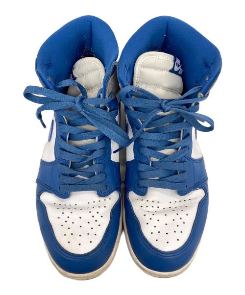 NIKE（ナイキ）NIKE (ナイキ) AIR JORDAN 1 RETRO HIGH OG ブルー×グレー サイズ:27.5の古着・服飾アイテム