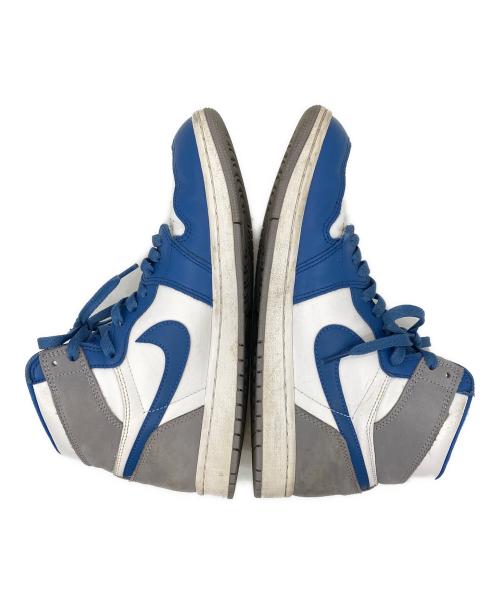 NIKE（ナイキ）NIKE (ナイキ) AIR JORDAN 1 RETRO HIGH OG ブルー×グレー サイズ:27.5の古着・服飾アイテム