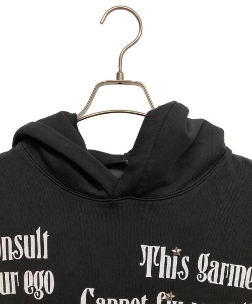ANTIMID（アンチミッド）antimid (アンチミッド) BIG LOGO HOODIE ブラック サイズ:Lの古着・服飾アイテム