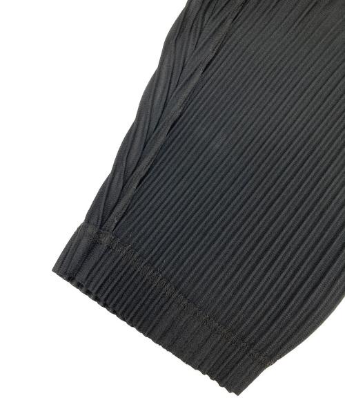 HOMME PLISSE ISSEY MIYAKE（オム プリッセ イッセイ ミヤケ）HOMME PLISSE ISSEY MIYAKE (オム プリッセ イッセイ ミヤケ) BASICS プリーツパンツ ブラック サイズ:2の古着・服飾アイテム