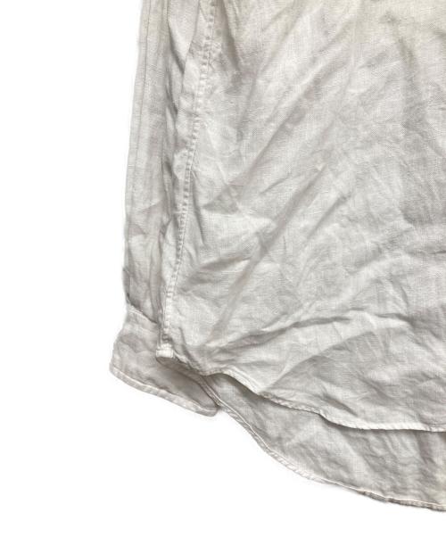 POLO RALPH LAUREN（ポロ・ラルフローレン）POLO RALPH LAUREN (ポロ・ラルフローレン) クラシックフィットリネンシャツ ホワイト サイズ:Mの古着・服飾アイテム