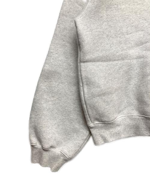 ALEXANDER WANG（アレキサンダー・ワン）ALEXANDER WANG (アレキサンダー・ワン) ワンポイント ラバーロゴ ヘビーウェイト スウェットシャツ グレー サイズ:Lの古着・服飾アイテム