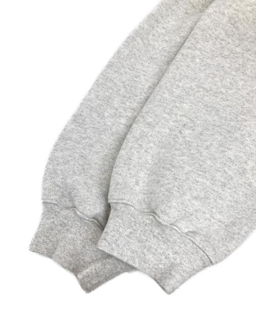 ALEXANDER WANG（アレキサンダー・ワン）ALEXANDER WANG (アレキサンダー・ワン) ワンポイント ラバーロゴ ヘビーウェイト スウェットシャツ グレー サイズ:Lの古着・服飾アイテム