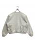 ALEXANDER WANG (アレキサンダー・ワン) ワンポイント ラバーロゴ ヘビーウェイト スウェットシャツ グレー サイズ:L：18000円