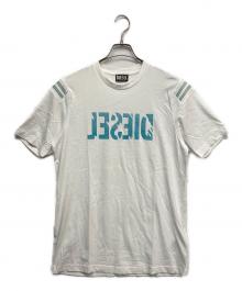 DIESEL（ディーゼル）の古着「ロゴプリントTシャツ」｜ホワイト