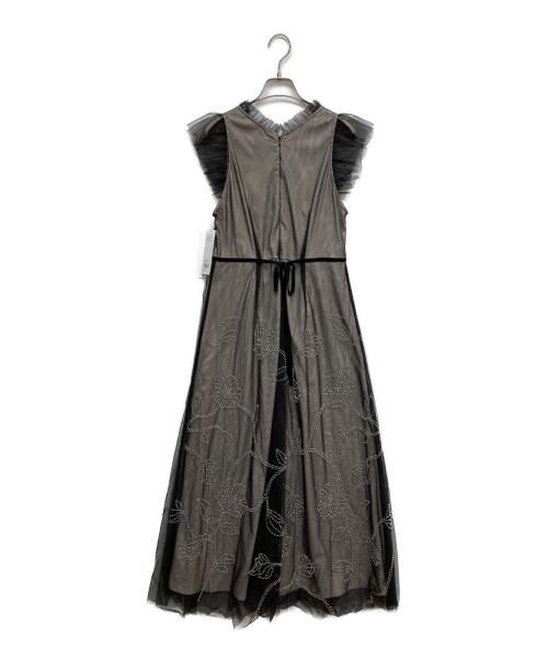 FRAY ID（フレイ アイディー）FRAY ID (フレイ アイディー) ビーズビジュードレス ブラック サイズ:1 未使用品の古着・服飾アイテム