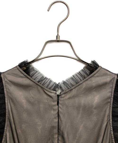 FRAY ID（フレイ アイディー）FRAY ID (フレイ アイディー) ビーズビジュードレス ブラック サイズ:1 未使用品の古着・服飾アイテム