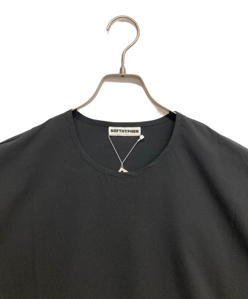 SOFTHYPHEN（ソフトハイフン）SOFTHYPHEN (ソフトハイフン) city smiw big tee ブラック サイズ:01 未使用品の古着・服飾アイテム