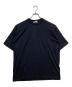 JOHN SMEDLEY（ジョンスメドレー）の古着「ボーダー クルーネック ニットtシャツ」｜ネイビー