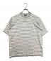 JOHN SMEDLEY（ジョンスメドレー）の古着「ボーダー クルーネック ニットtシャツ」｜ホワイト
