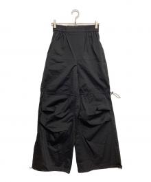 styling/（スタイリング）の古着「ウォッシャブルドローストリングイージーパンツ」｜ブラック