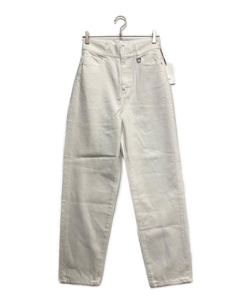 MIESROHE（ミースロエ）MIESROHE (ミースロエ) organiccottonコクーンデニムパンツ ホワイト サイズ:Mの古着・服飾アイテム