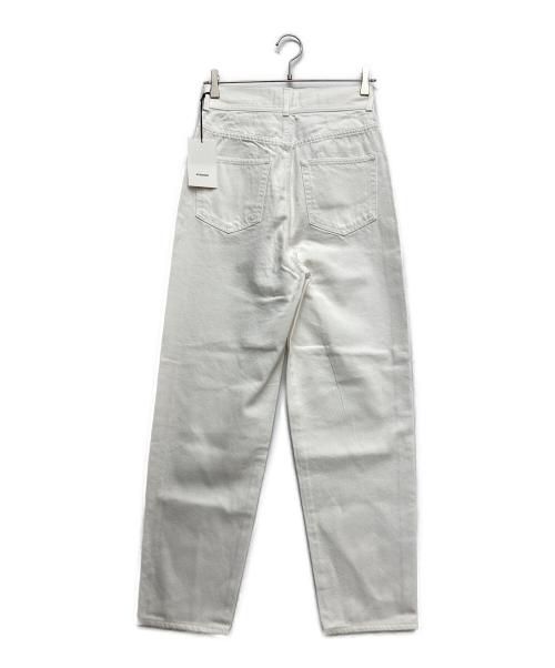 MIESROHE（ミースロエ）MIESROHE (ミースロエ) organiccottonコクーンデニムパンツ ホワイト サイズ:Mの古着・服飾アイテム