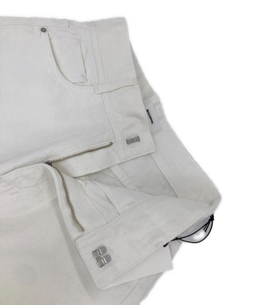 MIESROHE（ミースロエ）MIESROHE (ミースロエ) organiccottonコクーンデニムパンツ ホワイト サイズ:Mの古着・服飾アイテム