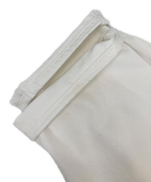 MIESROHE（ミースロエ）MIESROHE (ミースロエ) organiccottonコクーンデニムパンツ ホワイト サイズ:Mの古着・服飾アイテム