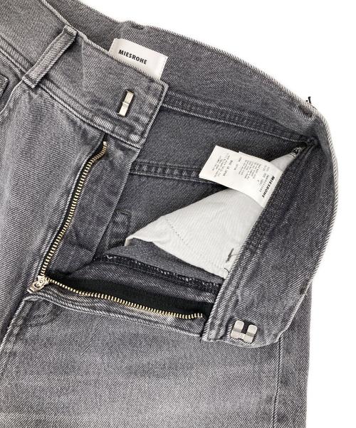 MIESROHE（ミースロエ）MIESROHE (ミースロエ) organiccottonコクーンデニムパンツ ブラック 未使用品の古着・服飾アイテム