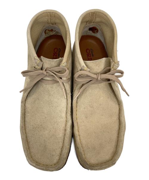 CLARKS（クラークス）CLARKS (クラークス) ORIGINALS WALLABEE BOOT ベージュ サイズ:8 1/2 Mの古着・服飾アイテム