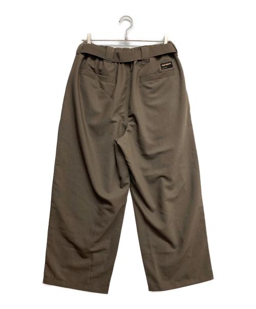 TIGHTBOOTH PRODUCTION（タイトブースプロダクション）TIGHTBOOTH PRODUCTION (タイトブースプロダクション) TRO BAGGY SLACKS ブラウン サイズ:Lの古着・服飾アイテム