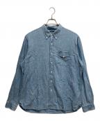 RALPH LAURENラルフローレン）の古着「シャンブレーシャツ」｜ブルー