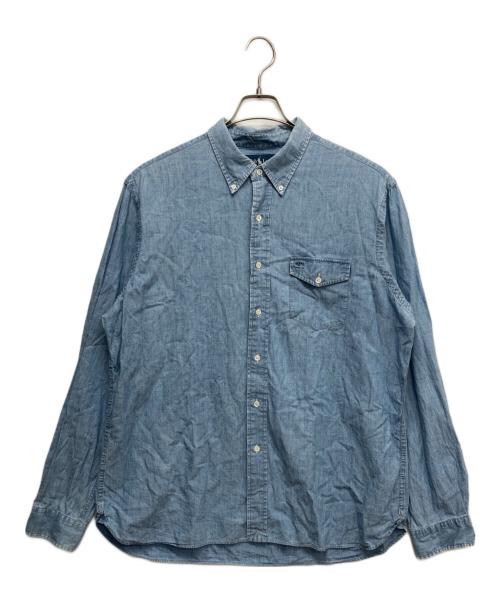 RALPH LAUREN（ラルフローレン）RALPH LAUREN (ラルフローレン) シャンブレーシャツ ブルー サイズ:XLの古着・服飾アイテム