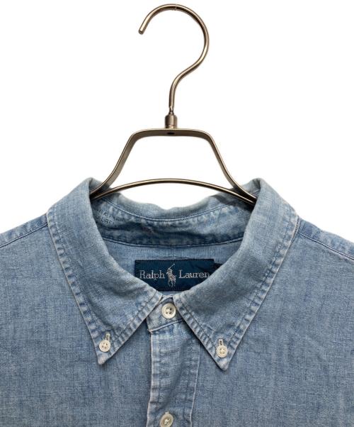 RALPH LAUREN（ラルフローレン）RALPH LAUREN (ラルフローレン) シャンブレーシャツ ブルー サイズ:XLの古着・服飾アイテム