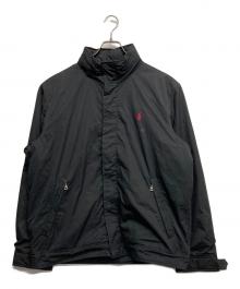 POLO RALPH LAUREN（ポロ・ラルフローレン）の古着「裏フリーススイングトップ」｜ブラック