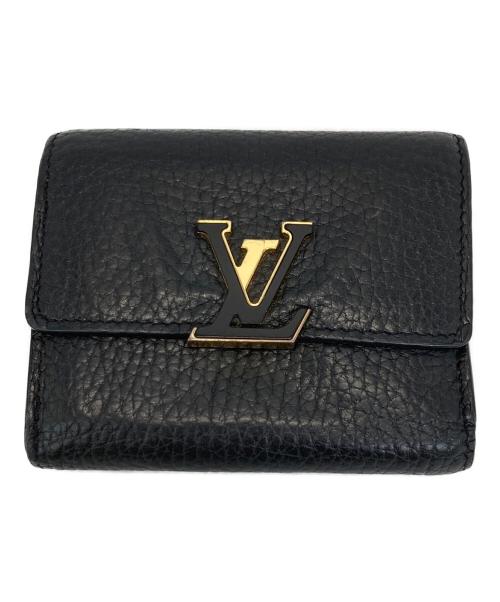 LOUIS VUITTON（ルイ ヴィトン）LOUIS VUITTON (ルイ ヴィトン) 2つ折り財布 ブラックの古着・服飾アイテム