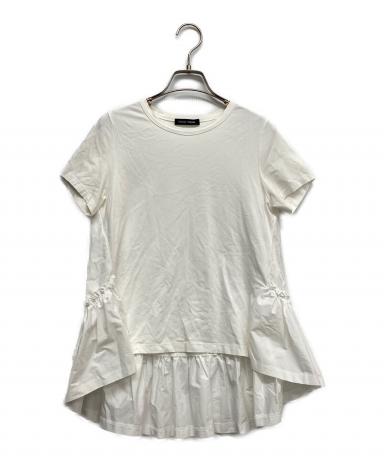 中古・古着通販】YOKO CHAN (ヨーコチャン) バックヘムフリル切替半袖