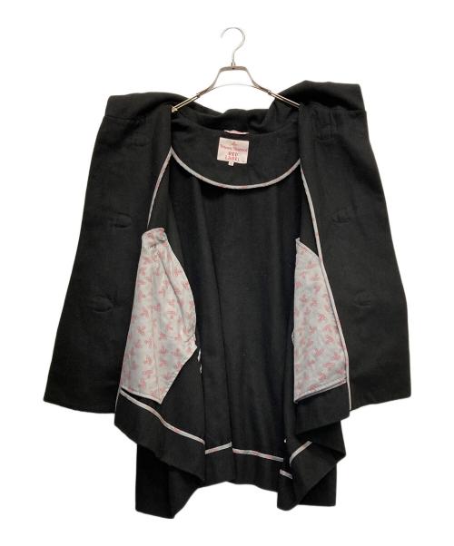 Vivienne Westwood RED LABEL（ヴィヴィアンウエストウッドレッドレーベル）Vivienne Westwood RED LABEL (ヴィヴィアンウエストウッドレッドレーベル) ダッフルコート ブラック サイズ:2の古着・服飾アイテム