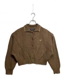 FRED PERRY×RAY BEAMS（フレッドペリー×レイ ビームス）の古着「別注カラーカーディガン」｜ブラウン