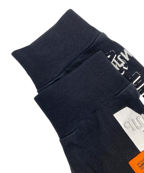 HERON PRESTON（ヘロンプレストン）HERON PRESTON (ヘロンプレストン) プリントカットソー ブラック サイズ:Lの古着・服飾アイテム
