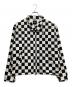 VANS（ヴァンズ）の古着「チェッカーフラッグブルゾン」｜ホワイト×ブラック