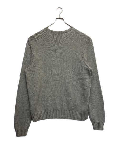 POLO RALPH LAUREN（ポロ・ラルフローレン）POLO RALPH LAUREN (ポロ・ラルフローレン) コットンVネックニット グレー サイズ:XXLの古着・服飾アイテム