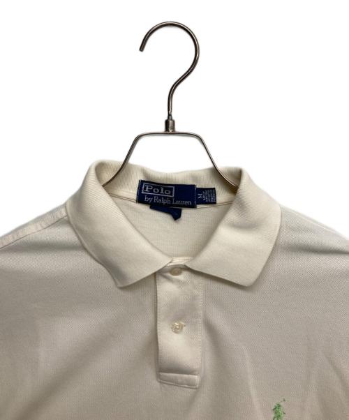 POLO RALPH LAUREN（ポロ・ラルフローレン）POLO RALPH LAUREN (ポロ・ラルフローレン) ポロシャツ アイボリー サイズ:Mの古着・服飾アイテム