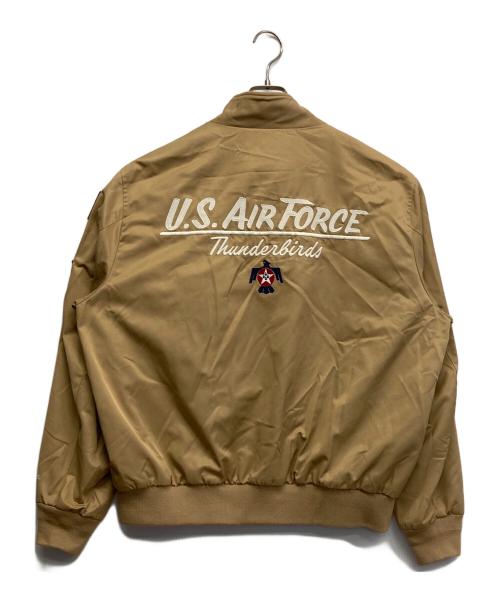 AVIREX（アヴィレックス）AVIREX (アヴィレックス) G9 MOD USAF THUNDERBIRDS ベージュ サイズ:XLの古着・服飾アイテム