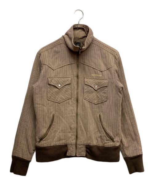 adidas（アディダス）adidas (アディダス) 00s ウエスタンジップアップジャケット ベージュ サイズ:Lの古着・服飾アイテム
