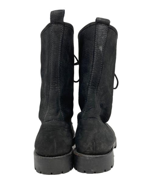 tricot COMME des GARCONS（トリココムデギャルソン）tricot COMME des GARCONS (トリココムデギャルソン) レースアップブーツ ブラック サイズ:24の古着・服飾アイテム