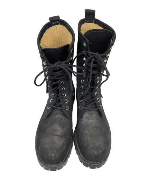 tricot COMME des GARCONS（トリココムデギャルソン）tricot COMME des GARCONS (トリココムデギャルソン) レースアップブーツ ブラック サイズ:24の古着・服飾アイテム