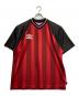 UMBRO（アンブロ）の古着「ゲームシャツ」｜ブラック×レッド