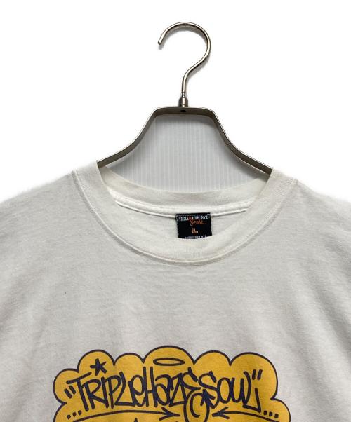 TRIPLE FIVE NYC（トリプルファイブソウル ニューヨーク）TRIPLE FIVE NYC (トリプルファイブソウル ニューヨーク) ERIC HAZE プリントTシャツ ホワイト サイズ:Lの古着・服飾アイテム