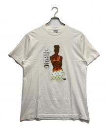 stussy×FPAR（ステューシー×エフピーエーアール）の古着「プリントTシャツ」｜ホワイト