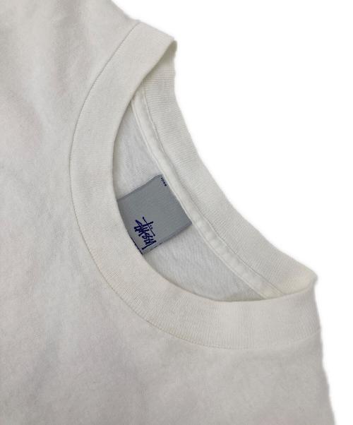 stussy（ステューシー）stussy (ステューシー) FPAR (エフピーエーアール) プリントTシャツ ホワイト サイズ:Lの古着・服飾アイテム