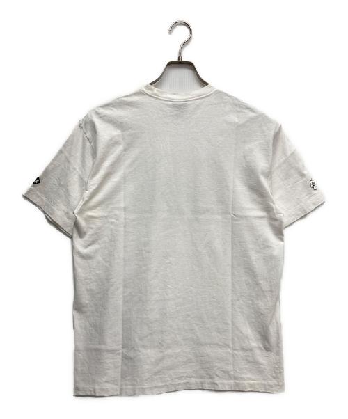 stussy（ステューシー）stussy (ステューシー) ERIC HAZEプリントTシャツ ホワイト サイズ:Lの古着・服飾アイテム