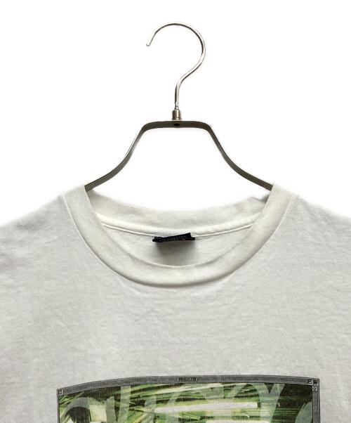 stussy（ステューシー）stussy (ステューシー) ERIC HAZEプリントTシャツ ホワイト サイズ:Lの古着・服飾アイテム